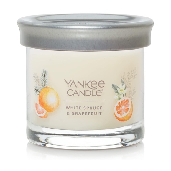 Yankee Candle Other - Yankee Candle White Spruce & Grapefruit 4.3oz Tumbler Single Wick Candle